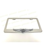 3D HarleyDavidson Emblem Stainless Steel Chrome Metal License Plate Fram... - $24.43