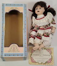 *MM) Vintage Crowne Fine Porcelain Doll Artmark Chicago 14&quot; - £11.60 GBP