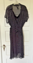 Lane Bryant Black and White Polka Dot Dress Size 20W - $30.00