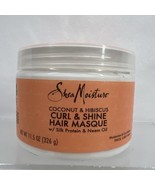 Shea Moisture Coconut &amp; Hibiscus Curl Shine Hair Masque Mask 11.5 oz - €7,79 EUR