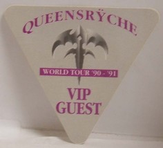 QUEENSRYCHE - VINTAGE ORIGINAL 1990 - 1991 CONCERT TOUR CLOTH BACKSTAGE ... - €8,55 EUR