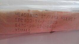 HELMET LINER SWEAT BAND HEAD STRAP FOR PASGT M1 STEEL POT EXTRA SMALL - $9.50