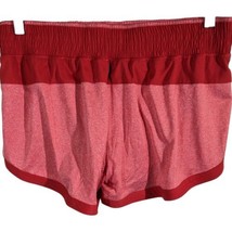 Womens Red Heather Running Shorts with Liner Size L Large Gym Activewear... - £16.71 GBP