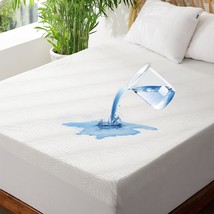 Waterproof Mattress Protector For Full Size Beds, Made Of Viscose From Bamboo, - £32.10 GBP