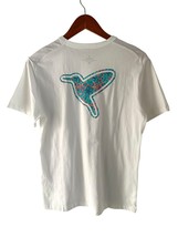 Birddogs Shirt Mens Med White Graphic Print Tee T-Shirt Short Sleeve - $14.84