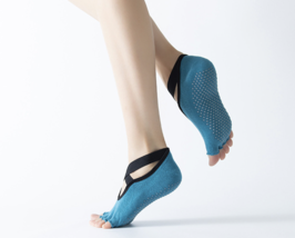 yoga ankle socks fitness sports dance socks non slip grip training balle... - $5.19