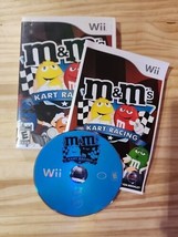 Nintendo Wii M&amp;M&#39;s Kart Racing Video Game 2007 w Manual - £5.00 GBP