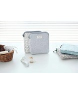 SQUARE Makeup HAND POUCH, Personal Care Bag, Feminine Pad Pouch, Mini Co... - $24.01 CAD