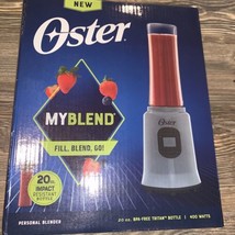 Oster MyBlend Personal Blender Silver With 20oz Impact Resistance Bottle - £20.14 GBP