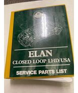 Lotus Elan Closed Loop LHD/USA Service Parts List Manual OEM 1991 1992 1... - $5,435.17 MXN