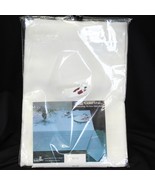 Sleater Courtrai Tablecloth Rayon Soil Releasing 60x80&quot; Rectangular Ivory - $26.87 CAD