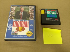 John Madden Football '92 Sega Genesis Cartridge and Case - $6.29