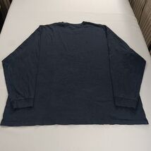 Carhartt K126 NVY Men's Blue Long Sleeve Pocket Workwear Cotton T-Shirt Size 3XL image 2