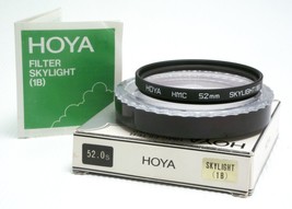 HOYA HMC 52MM SKYLIGHT (1B) GLASS PHOTO MULTI-COATED HAZE FILTER JAPAN - $8.90