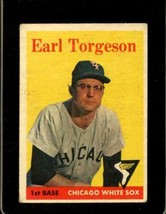 1958 TOPPS #138 EARL TORGESON VG+ WHITE SOX  *XR19889 - $2.70