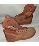 Nike Sf Air Force 1 Dusty Peach High Top Sneakers 884024-204 Men&#39;s Size 9.5 - £38.83 GBP