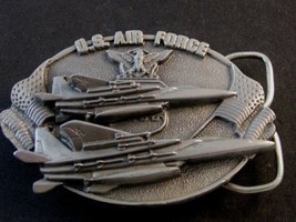 1982 U.S. Air Force A Great Way of Life Belt Buckle by Bergamont - £34.99 GBP