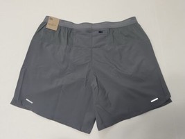 Nike Dri-FIT Stride Men&#39;s 7&quot; Unlined Running Shorts Gray DM4741 084 Size... - £25.73 GBP
