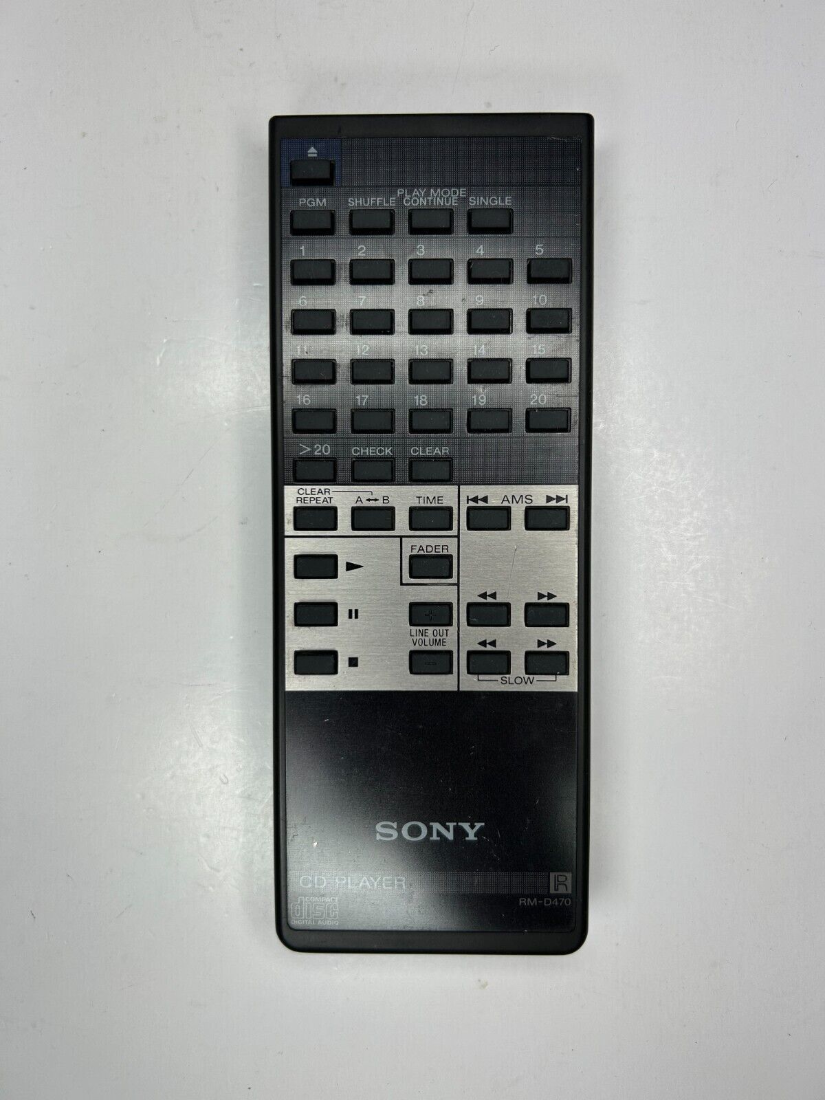 Sony RM-D470 Remote Control, OEM for CD Player CDP-770 +more  			