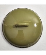 Vintage Avocado Green Enamel 8 1/4&quot; Round Pot Pan Replacement Lid #89 - $352.39 MXN