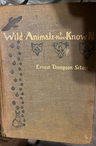 Wild Animals I Have Known 1898 Ernest Thompson Seton Antique HC Drawings BSA - £39.94 GBP