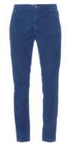 Yan Simmon  Blue Flannel Men&#39;s Casual Italy Pants Trouser Size US 42 UE 56 - £111.78 GBP