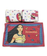 Vintage Disney Pocahontas Twin Size Turkish Cotton Flannel Sheet Set - £21.71 GBP