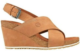 Women&#39;s Timberland Capri Sunset X-BAND Wedge Sandals, TB0A1WMU F13 Rust Mu Sizes - £79.89 GBP
