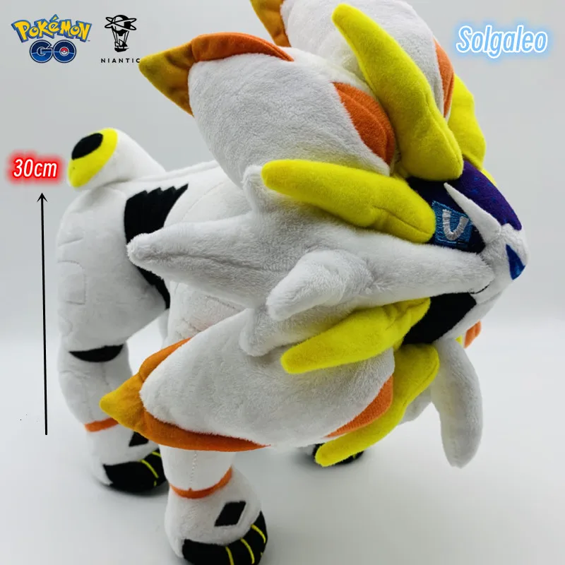 Genuine Pokémon Series New 30cm Large White Solgaleo Sun and Moon Beast Plush - £31.22 GBP