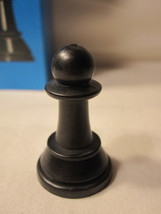 1974 Whitman Chess & Checkers Set Game Piece: Black Soldier Pawn - $1.25