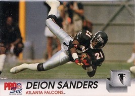 DEION SANDERS 1992 PRO SET # 434 - $32.38 MXN