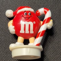 M&amp;M Christmas Decoration Ornament Cake Topper 1992 3&quot; Vintage Red Cupcake - £3.12 GBP