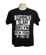 2017 WWE Summer Slam Bklyn New York Adult Medium Black TShirt - £11.73 GBP