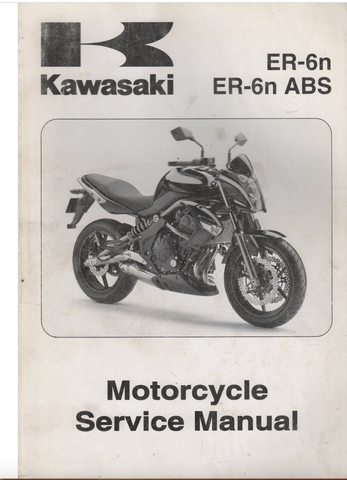 2009 Kawasaki ER-6n ABS Service Repair Shop Manual OEM 99924-1418-01-
show or... - $35.25