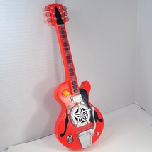 MEGA JAMMERS Rockabilly Red Guitar Cap Toys 1995 electronic sounds music... - $50.00