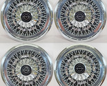 1977-1979 Ford Thunderbird # 727B 15&quot; Wire Hubcaps / Wheel Covers D4SZ11... - £314.57 GBP