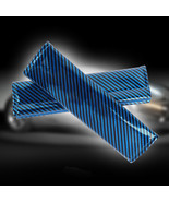 2Pcs Blue Carbon Fiber Look Car Seat Belt Covers Shoulder Pad Universal Fit - £9.27 GBP