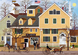 Charles Wysocki The Bookstore 300 Large Piece Jigsaw Puzzle NEW - £28.47 GBP