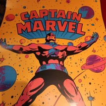 CAPTAIN MARVEL - OUT OF THE HOLOCAUST THIRD EYE BLACK LIGHT POSTER Marve... - $28.51