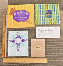 Antique Late 1800-1920&#39;s French Plus Perfume &amp; Soap Original Labels Flor... - $169.69 MXN