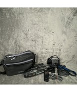 Sony Video8 HandyCam Model CCD-FX620 Camcorder Bundle Untested Powers On... - $59.99