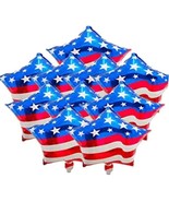 10 Pack 18&quot; Fourth of July Balloons, 4th of July Balloons, American Flag... - £13.29 GBP
