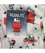 Peanuts Snoopy Plush Holiday Throw Blanket Peanuts Christmas Super Soft ... - $715.73 MXN