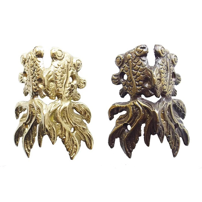 Set of Ranchu Fish Corner Protector | Brass Corner Guard | Table Corner ... - $45.00+