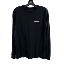 Patagonia Black Long Sleeve Logo Back Print Tee XS - £18.17 GBP