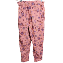 Vintage Pink Cotton High Rise Cropped Pants Size Medium - £27.70 GBP