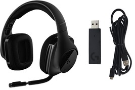Logitech G533 Wireless Gaming Headset DTS 7.1 Surround Sound Pro-G Audio... - $54.99
