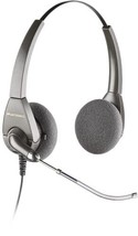 Plantronics H101 Encore Binaural HEADSET Stereo Dual Ear w/ Voice Tube 43466-11 - £59.79 GBP
