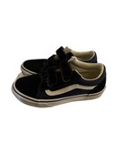 Vans Old Skool V Youth 2 Sneakers Blue Suede Athletic Tennis Shoes 1721356 - $23.67 CAD
