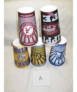 NCAA Licensed 3D Holographic 16oz Spirit Cups~GOLDEN BEARS~LSU~DUKE~ALAM... - £10.20 GBP